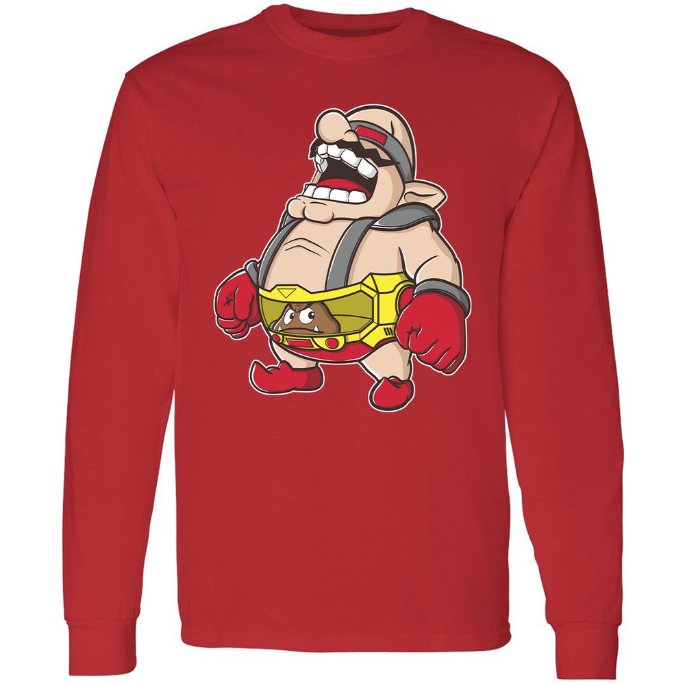 Long Sleeve T-Shirt - YCKXBW4A - Red - 14