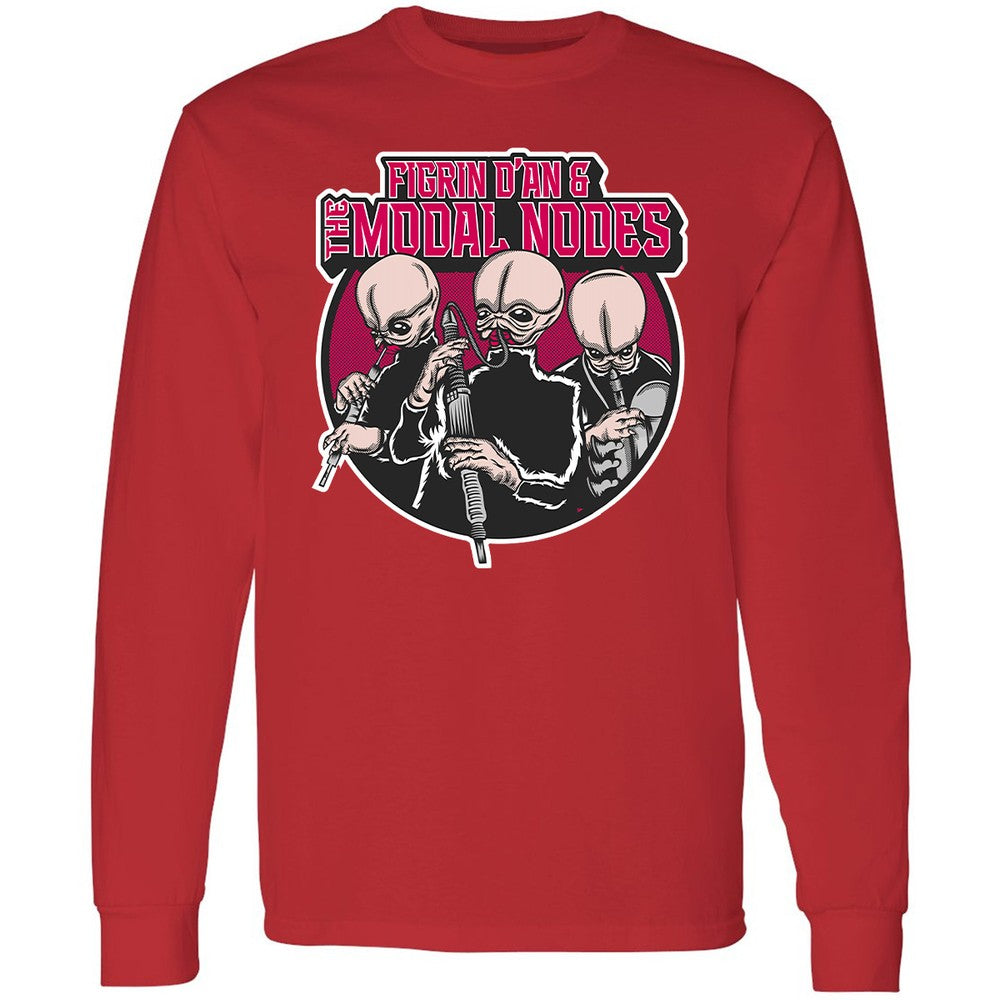 Long Sleeve T-Shirt - HUBEK8U8 - Red - 14