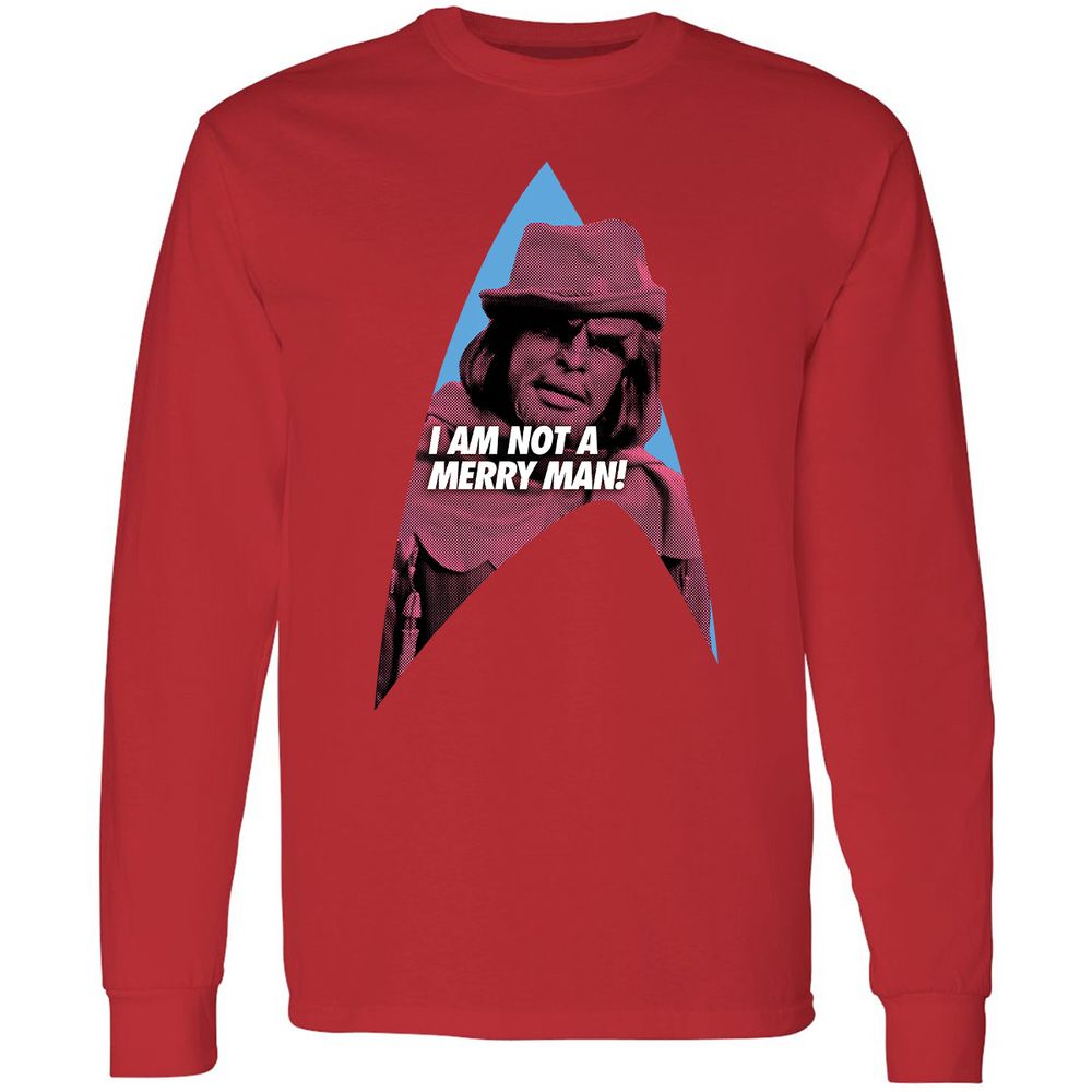 Long Sleeve T-Shirt - CY9GZADU - Red - 14