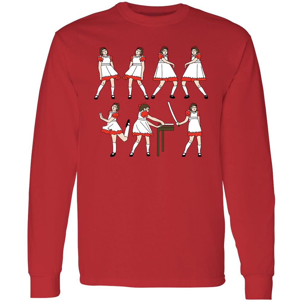 Long Sleeve T-Shirt - MV3R58T4 - Red - 14