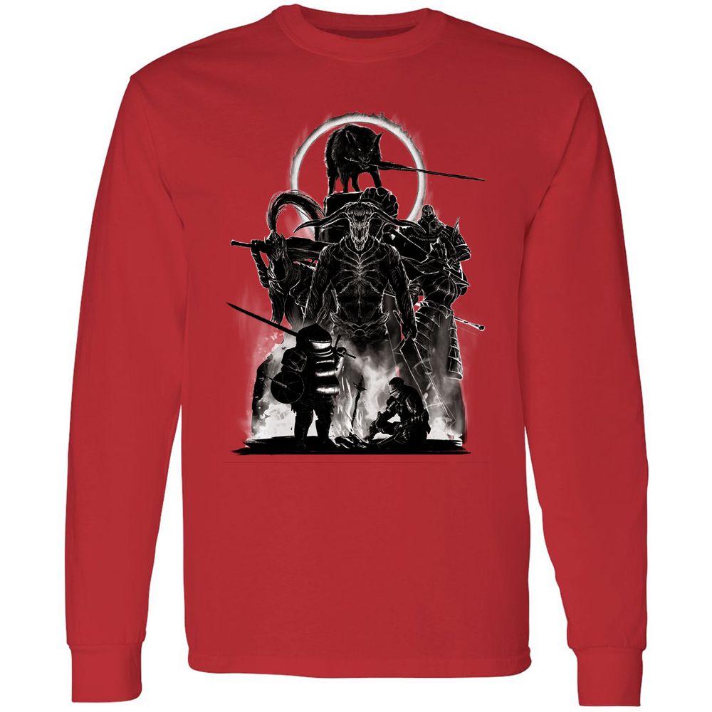 Long Sleeve T-Shirt - NZG5HDCG - Red - 14