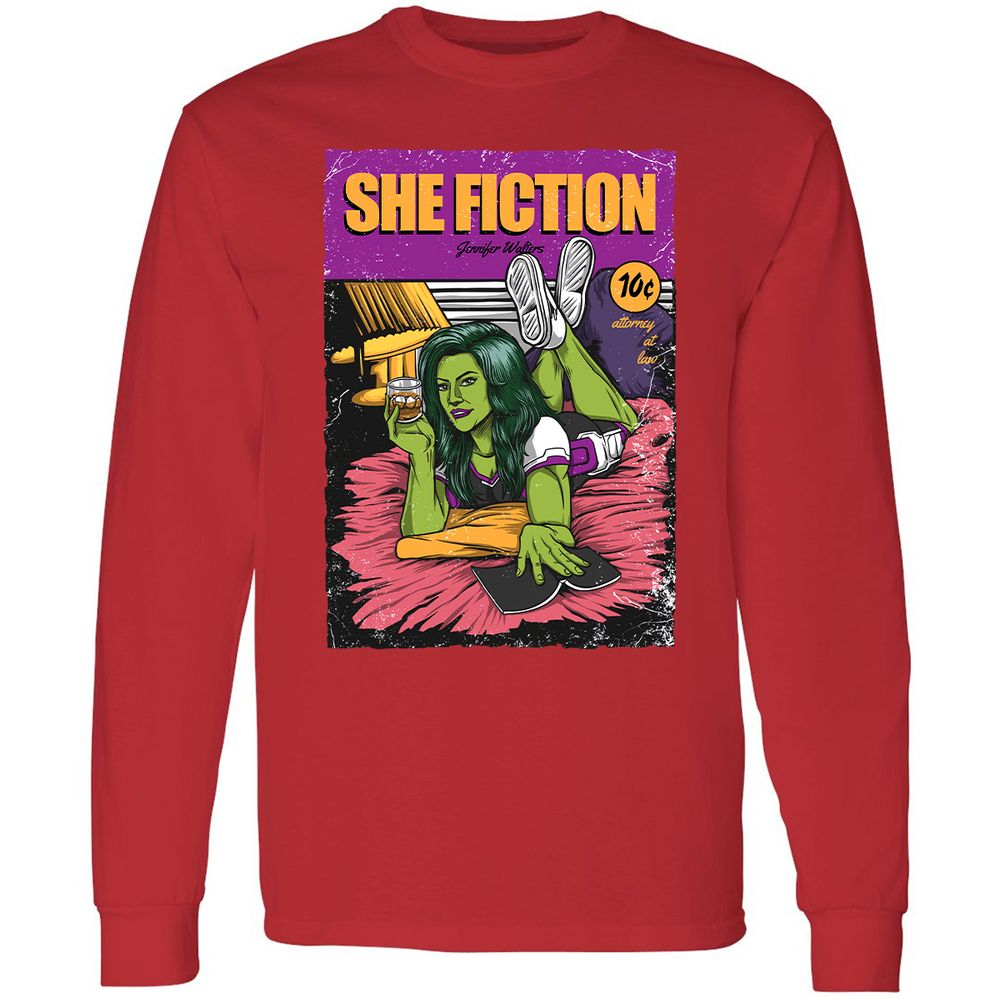 Long Sleeve T-Shirt - KJ35ZQ26 - Red - 14