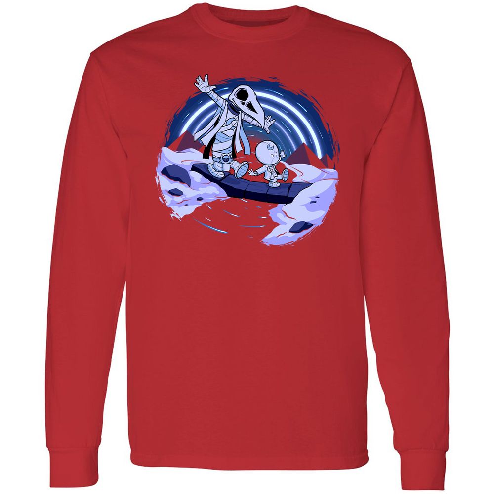 Long Sleeve T-Shirt - B9Y4VE1X - Red - 14