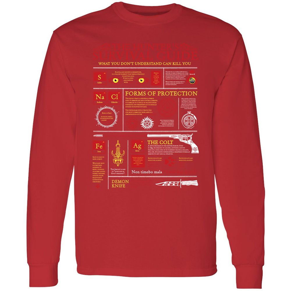 Long Sleeve T-Shirt - GQ78GXYE - Red - 14