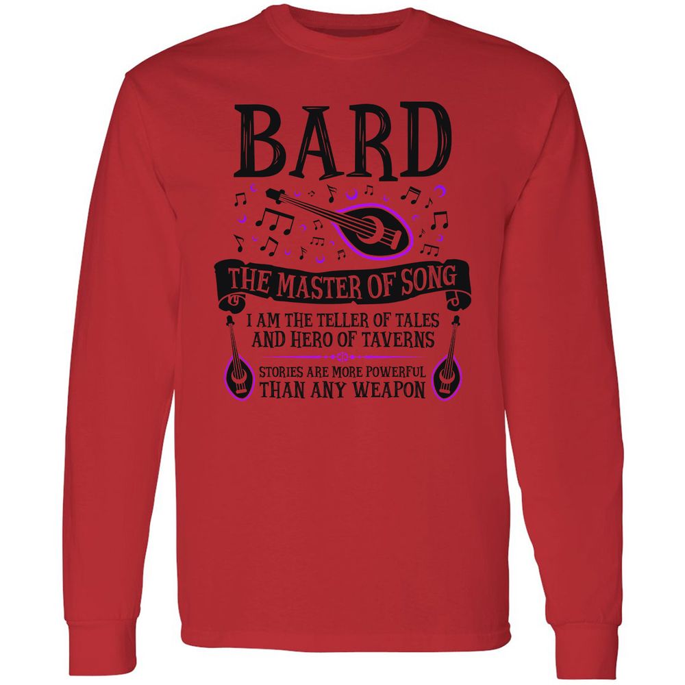 Long Sleeve T-Shirt - EED7BGKZ - Red - 14