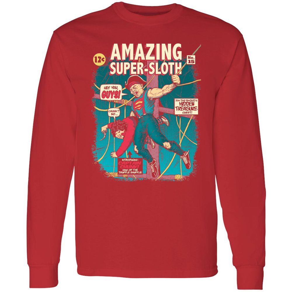 Long Sleeve T-Shirt - GNZ9HP83 - Red - 14