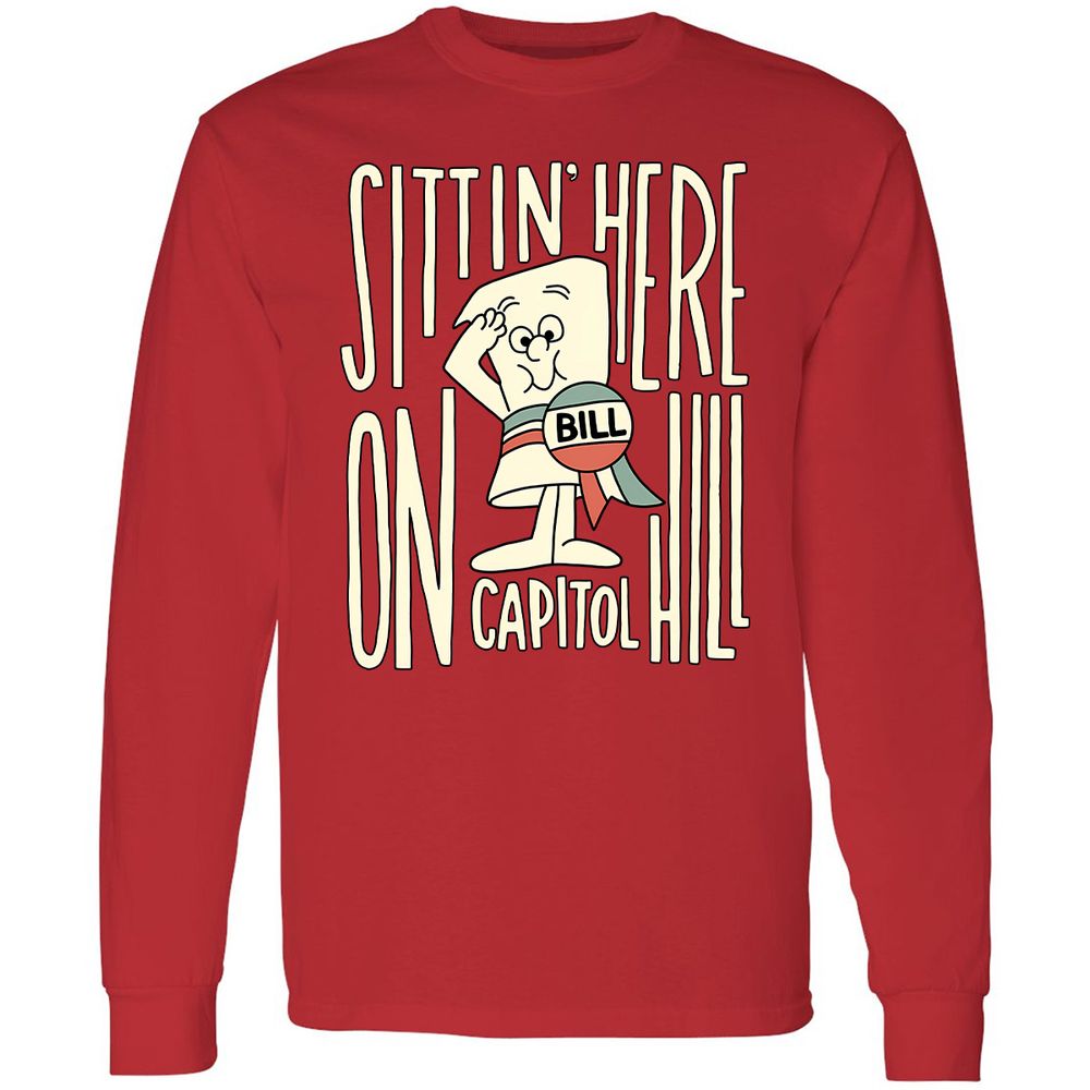 Long Sleeve T-Shirt - Z871UJ5L - Red - 14