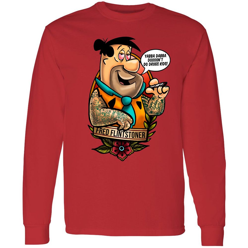 Long Sleeve T-Shirt - 4K4B9K2G - Red - 14