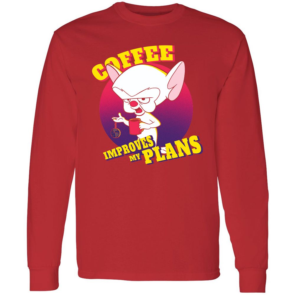 Long Sleeve T-Shirt - BYCJED33 - Red - 14