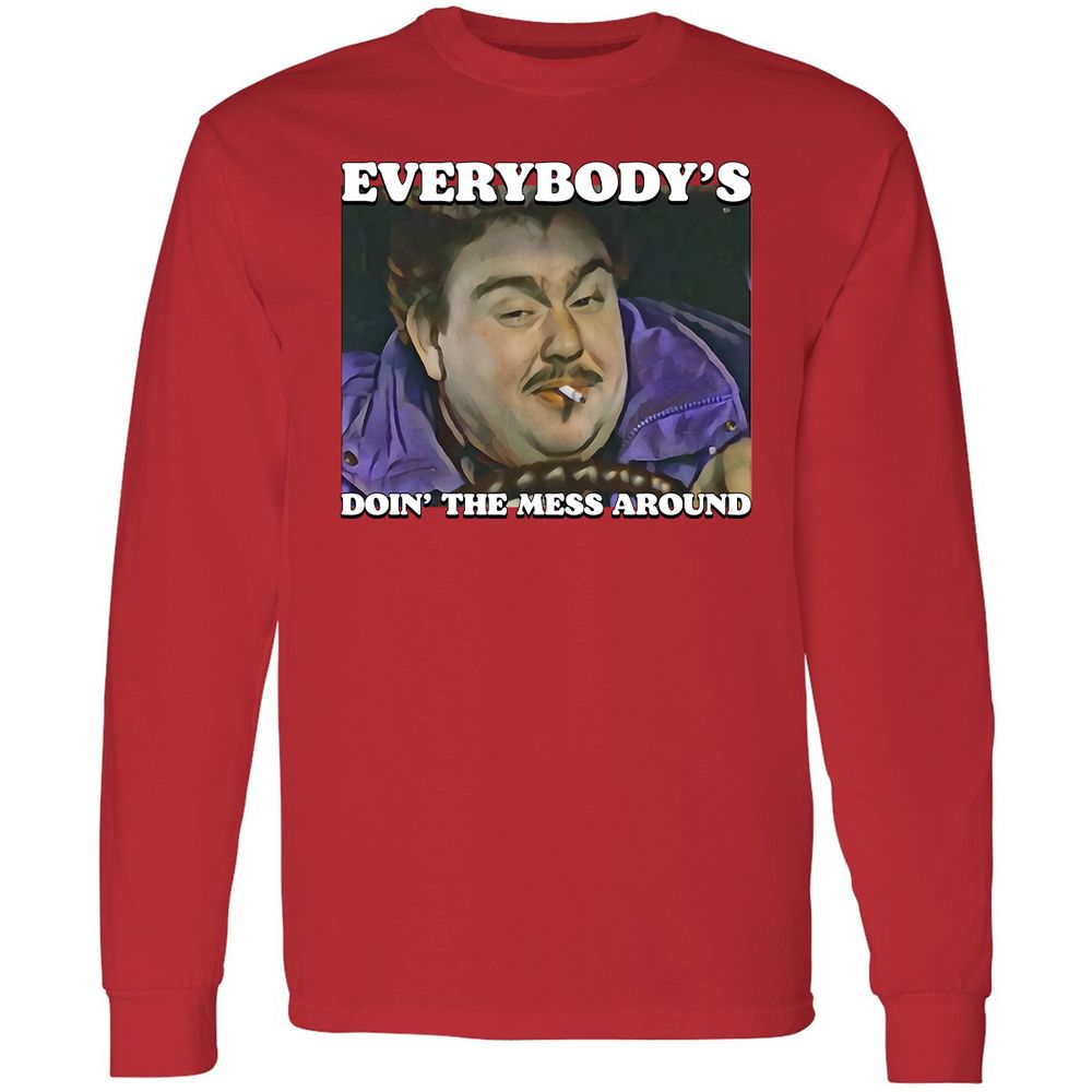 Long Sleeve T-Shirt - Z1BYQZ44 - Red - 14