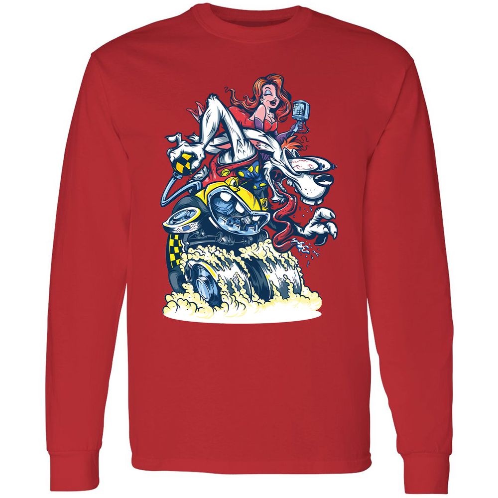 Long Sleeve T-Shirt - NAE183UN - Red - 14