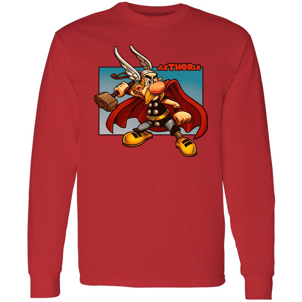 Long Sleeve T-Shirt - TZS7K58W - Red - 14