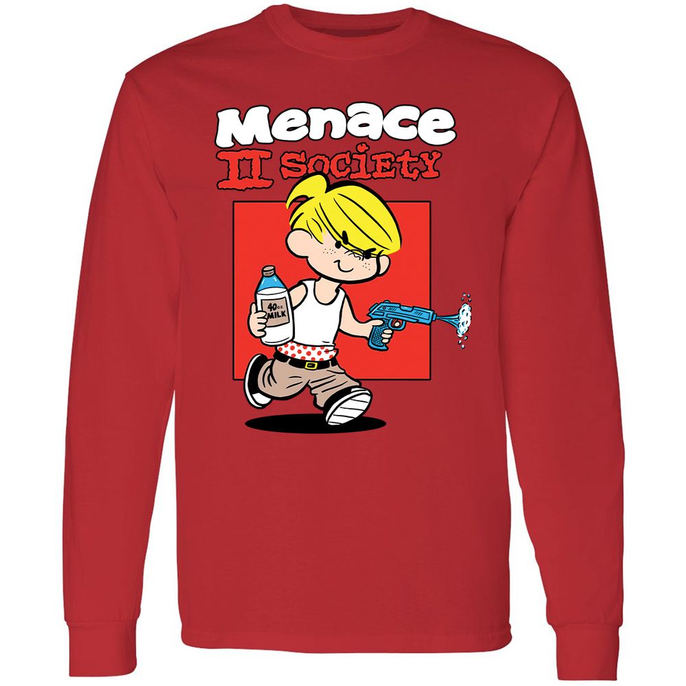 Long Sleeve T-Shirt - KP2MYNV7 - Red - 14