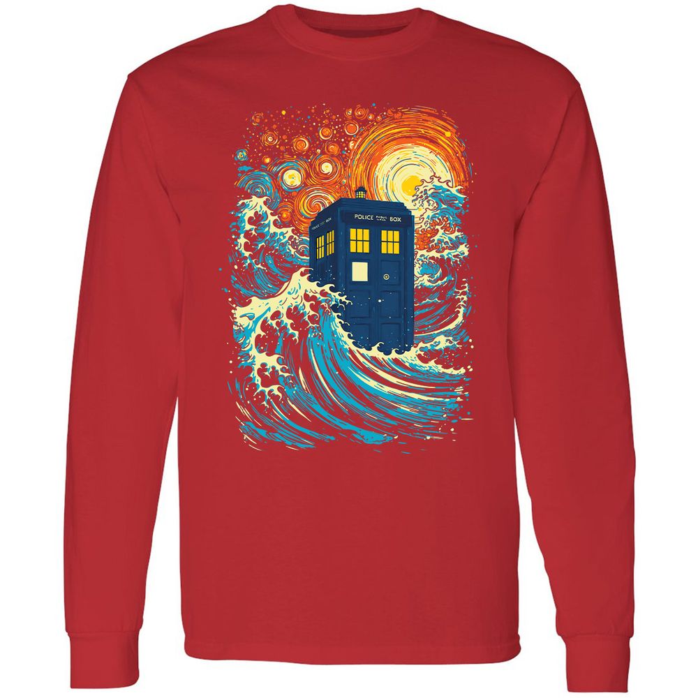 Long Sleeve T-Shirt - 3CTRKWKG - Red - 14
