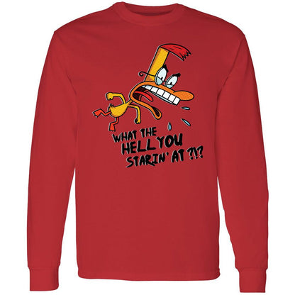 Long Sleeve T-Shirt - E44SDB72 - Red - 14
