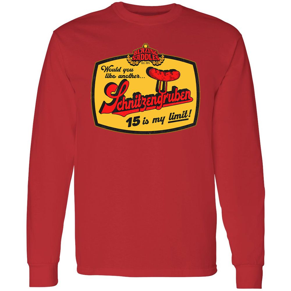Long Sleeve T-Shirt - BJG66XCK - Red - 14
