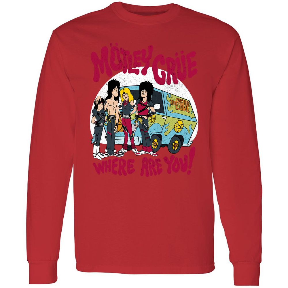 Long Sleeve T-Shirt - 3WZZFF77 - Red - 14