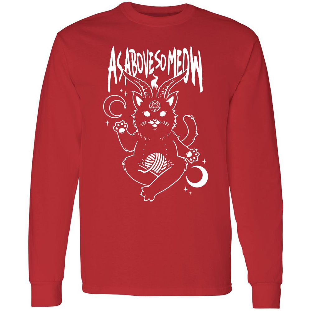 Long Sleeve T-Shirt - Q7L19YLF - Red - 14