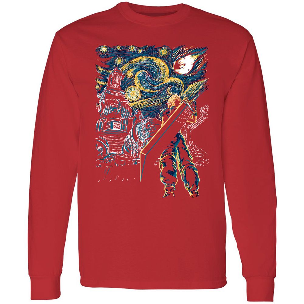 Long Sleeve T-Shirt - QUKV4Z51 - Red - 14