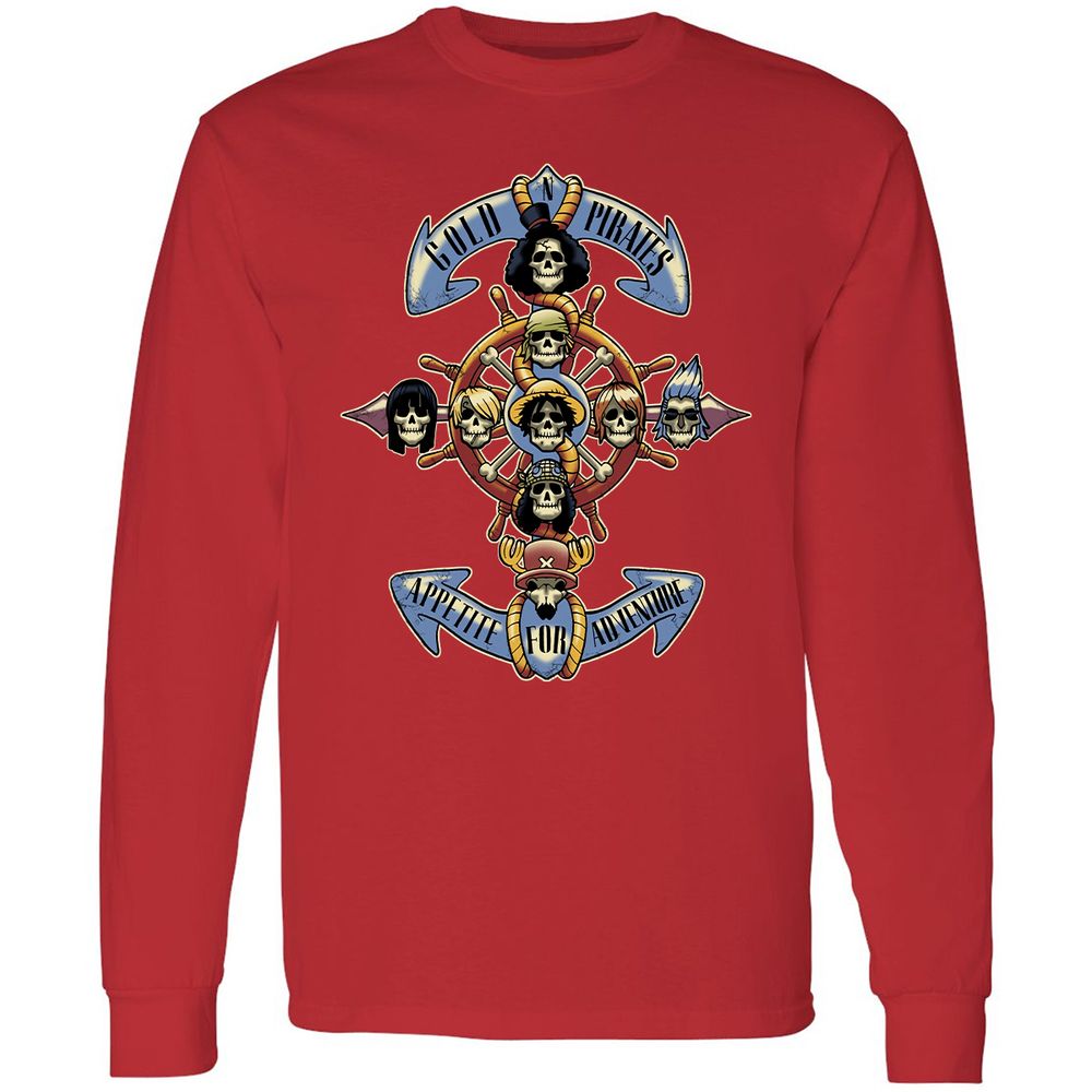 Long Sleeve T-Shirt - ZXNKJ2S2 - Red - 14