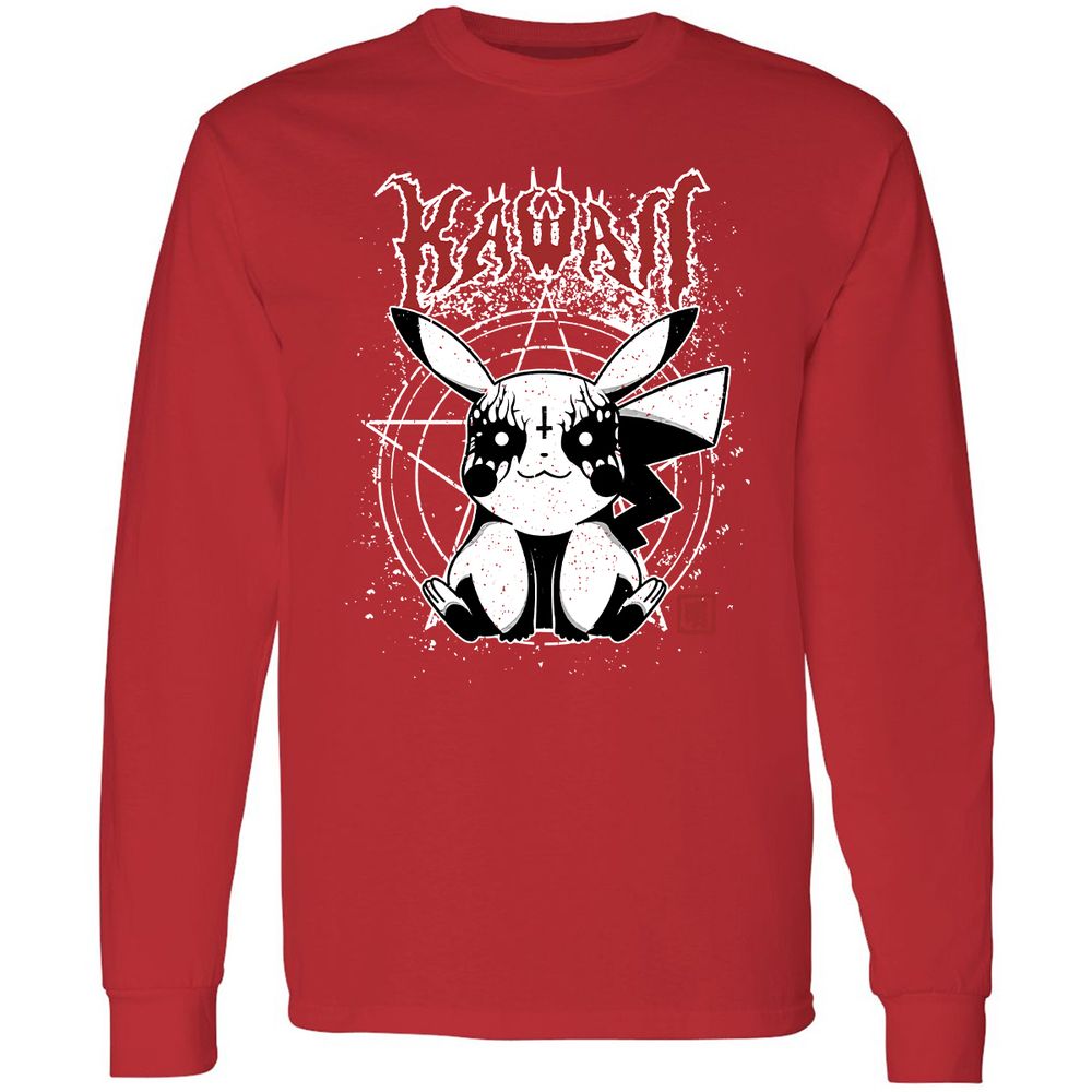 Long Sleeve T-Shirt - PHDSQ813 - Red - 14