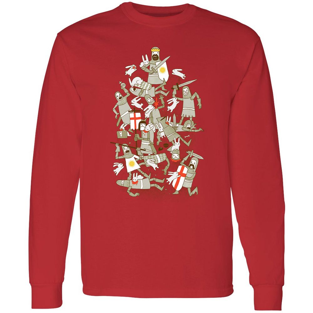 Long Sleeve T-Shirt - 8BE6Z8KB - Red - 14