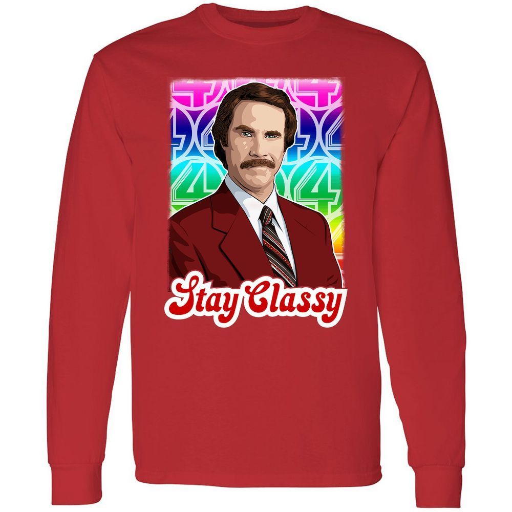 Long Sleeve T-Shirt - EV6J681P - Red - 14
