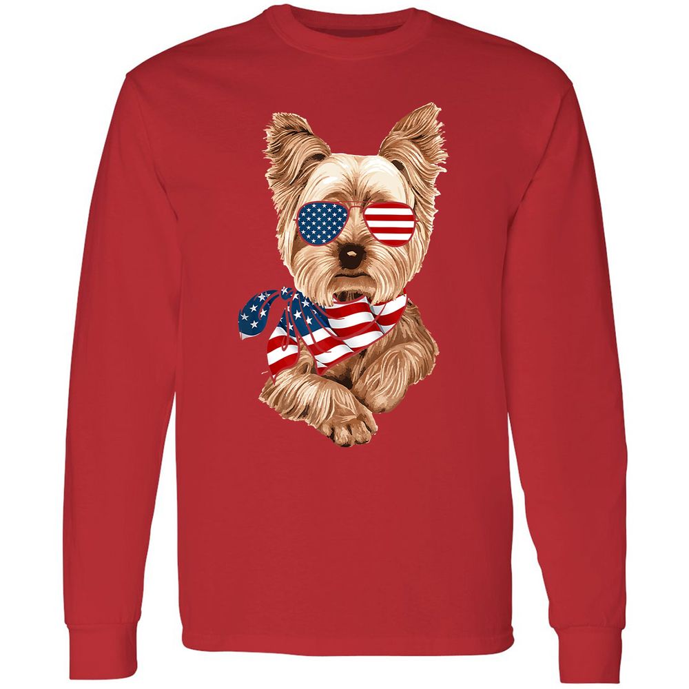Long Sleeve T-Shirt - 5JKV4VP4 - Red - 14