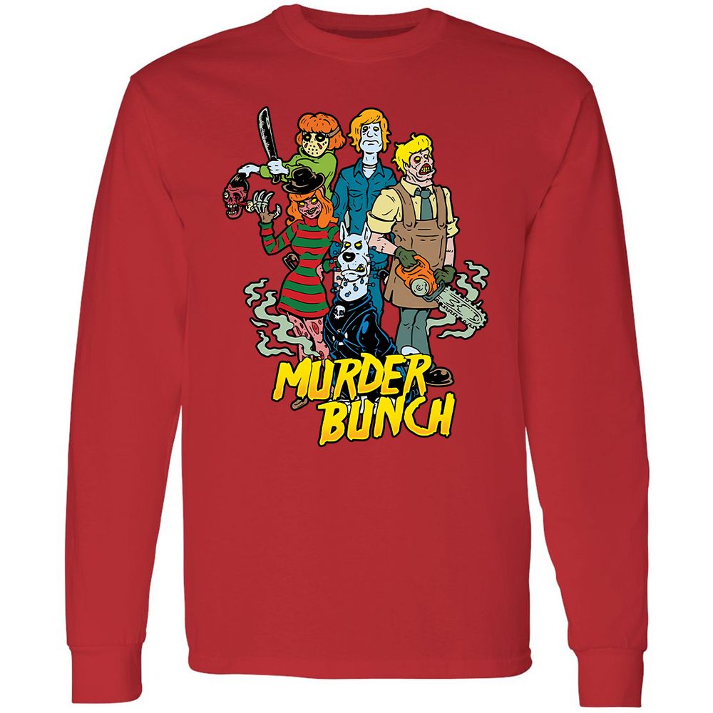 Long Sleeve T-Shirt - BZQJS7VG - Red - 14