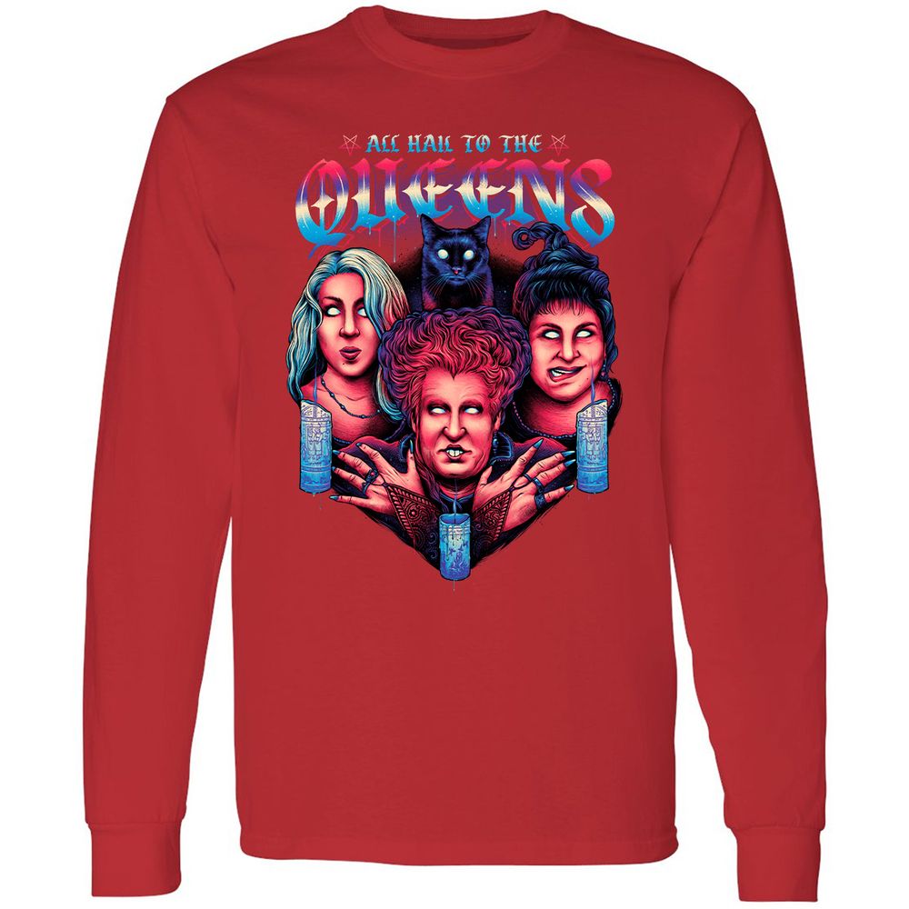 Long Sleeve T-Shirt - 8E3A5TJE - Red - 14