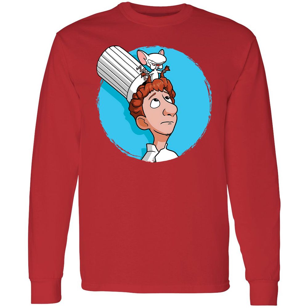 Long Sleeve T-Shirt - 1D4E92VK - Red - 14