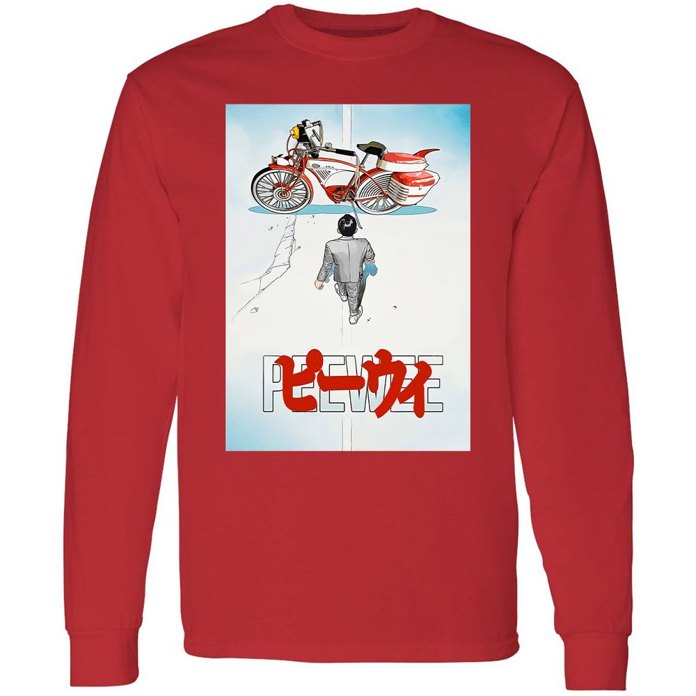 Long Sleeve T-Shirt - ZZNLGM2V - Red - 14