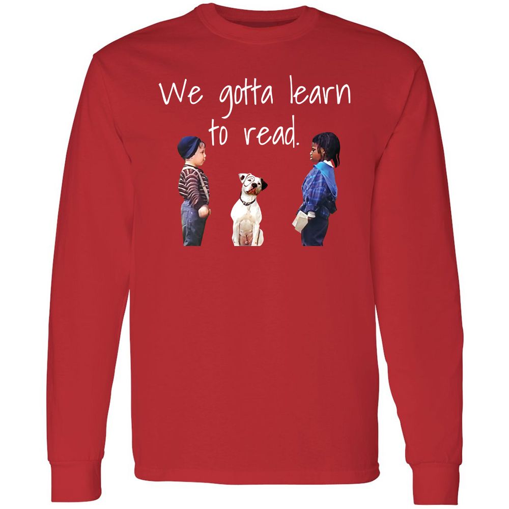 Long Sleeve T-Shirt - RYQDVGTZ - Red - 14