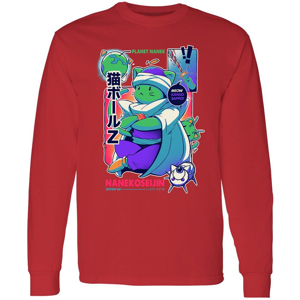 Long Sleeve T-Shirt - VAL8T37L - Red - 14