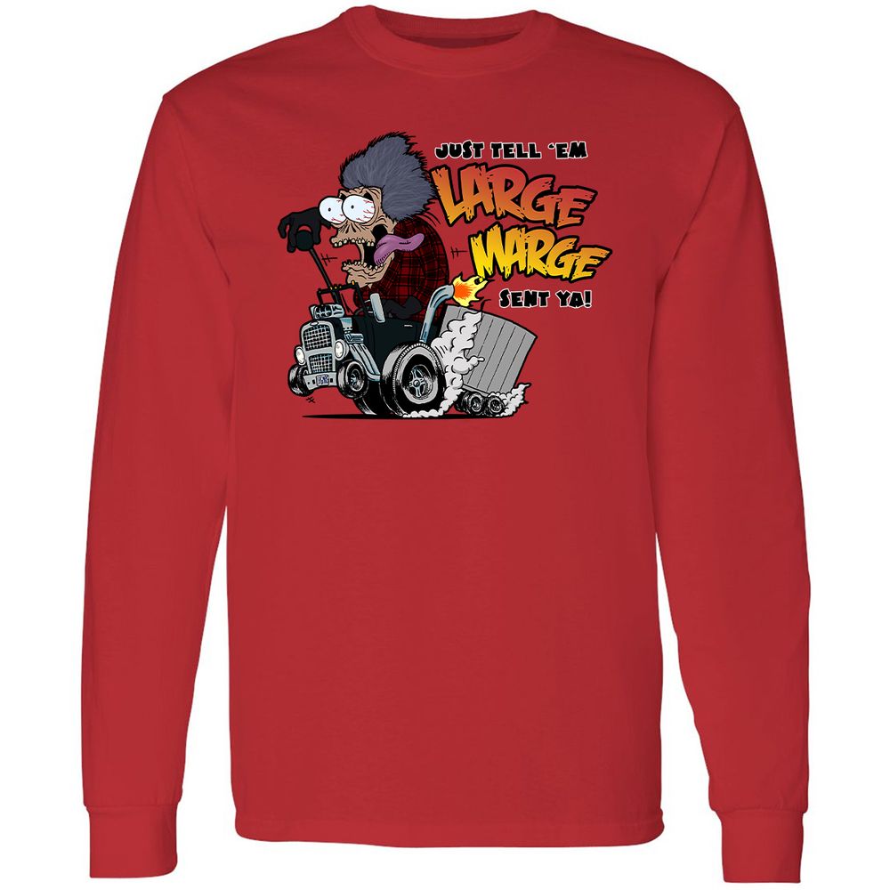 Long Sleeve T-Shirt - 6ESRHJCR - Red - 14