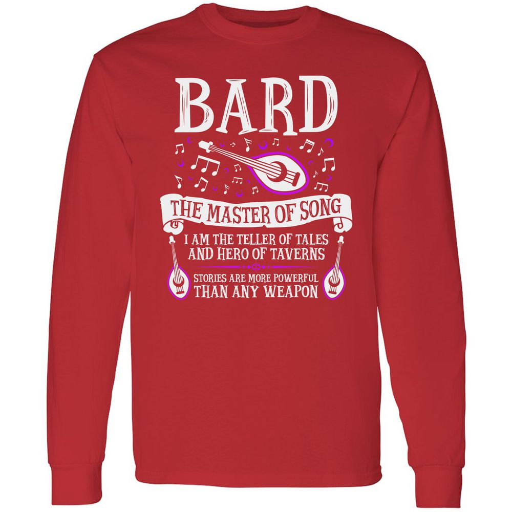 Long Sleeve T-Shirt - UM99ZAVQ - Red - 14