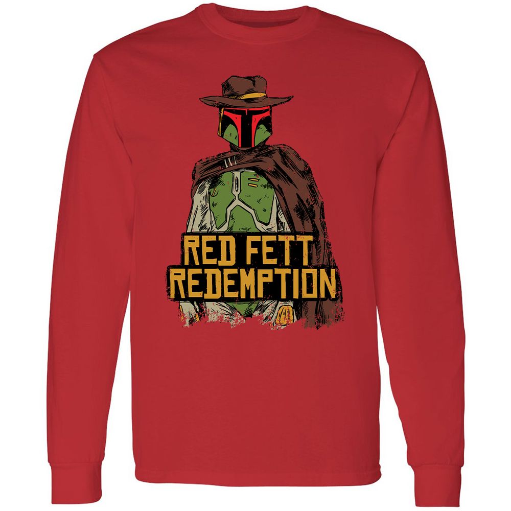 Long Sleeve T-Shirt - J48JFL7P - Red - 14
