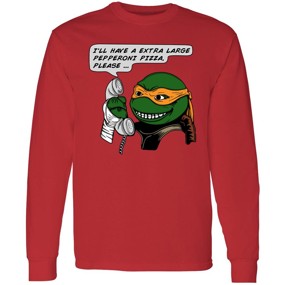 Long Sleeve T-Shirt - 7A8T357G - Red - 14