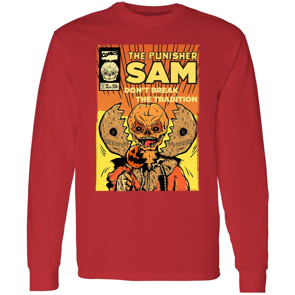 Long Sleeve T-Shirt - Q6KUEE53 - Red - 14