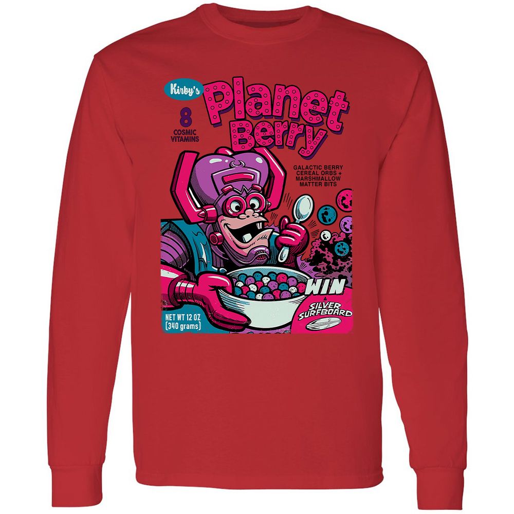 Long Sleeve T-Shirt - VHXQBANS - Red - 14