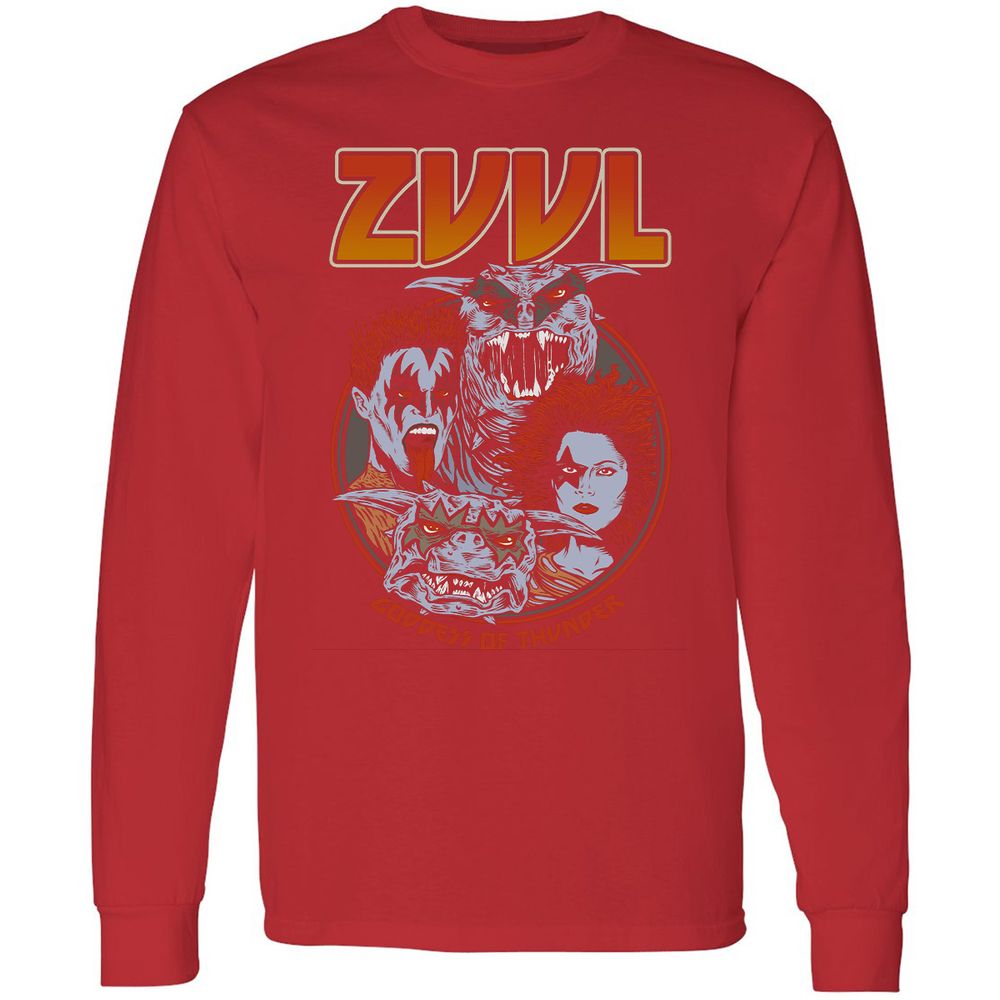 Long Sleeve T-Shirt - YES7ZBEQ - Red - 14
