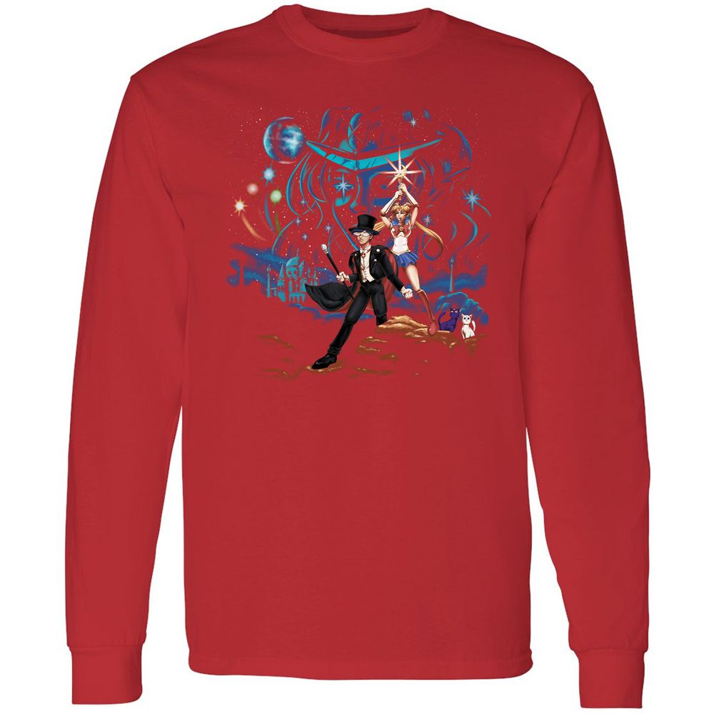 Long Sleeve T-Shirt - CRV834QB - Red - 14