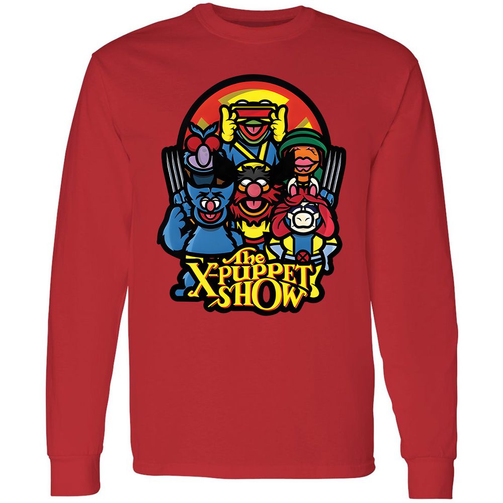 Long Sleeve T-Shirt - LFZVT7QH - Red - 14