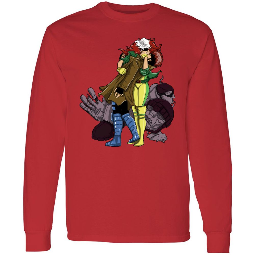 Long Sleeve T-Shirt - 9S96WZNQ - Red - 14