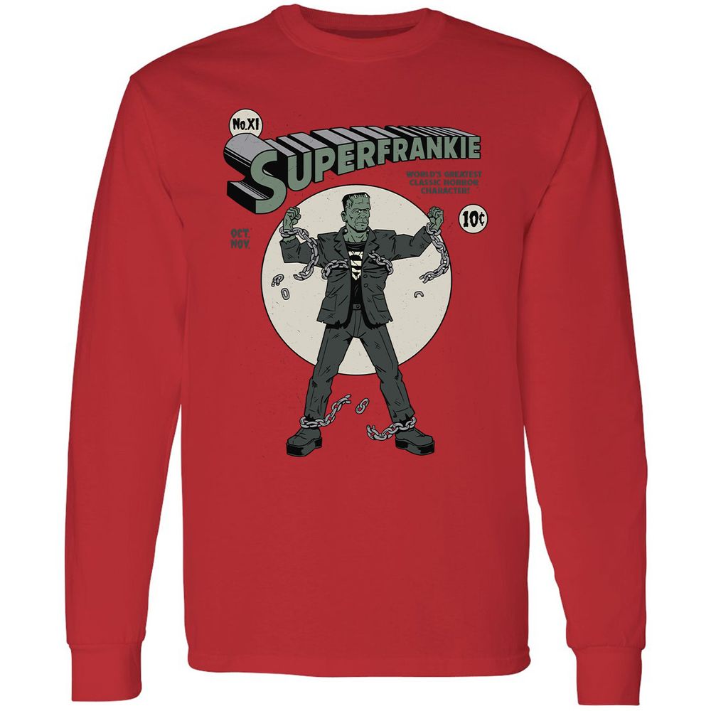 Long Sleeve T-Shirt - 5MGMD9V2 - Red - 14