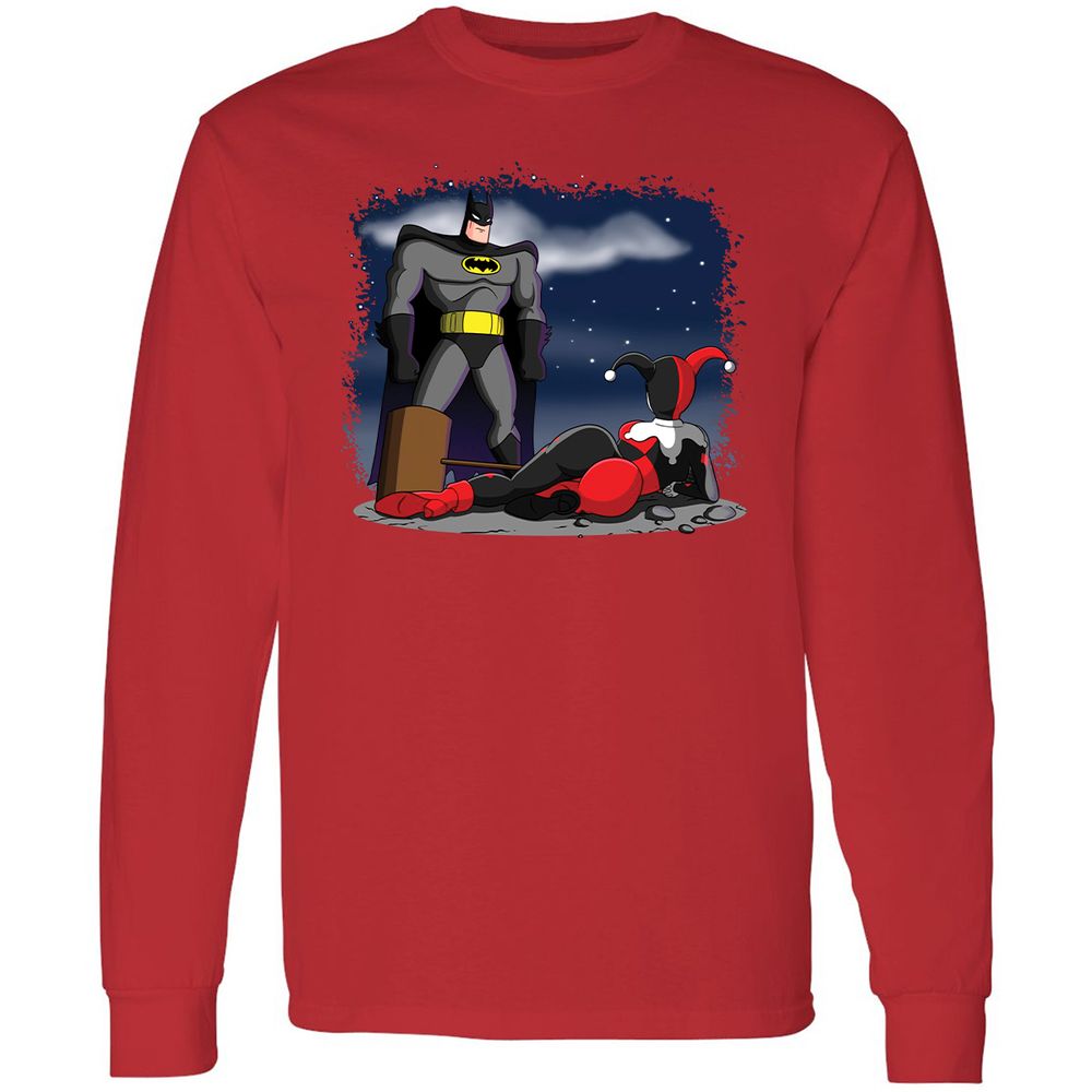 Long Sleeve T-Shirt - HKU9N7Y9 - Red - 14