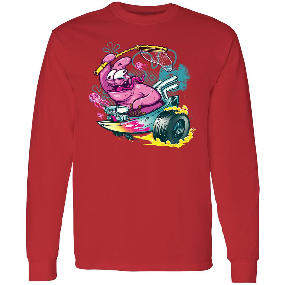 Long Sleeve T-Shirt - KHMKUNBZ - Red - 14