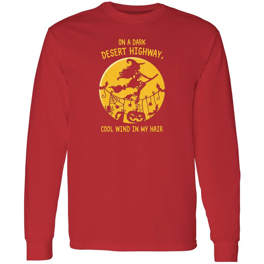 Long Sleeve T-Shirt - WENM854U - Red - 14