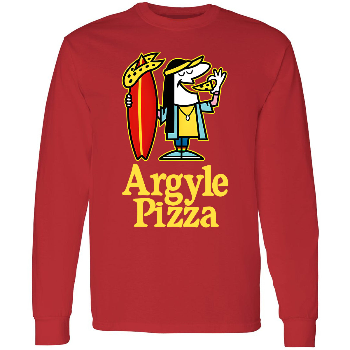 Long Sleeve T-Shirt - RFFP7KRF - Red - 14