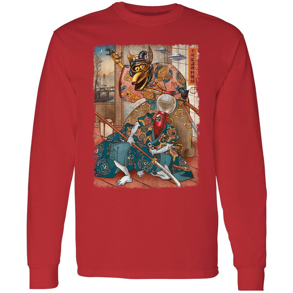 Long Sleeve T-Shirt - W7SU561S - Red - 14